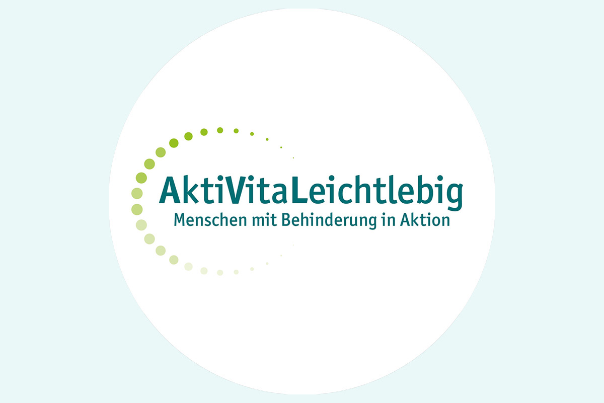 Logo des Projektes „AktiVitaLeichtlebig – Menschen mit Behinderung in Aktion"